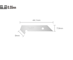 OLFA PB-450 Maket Bıçağı Yedeği 5'li - Thumbnail