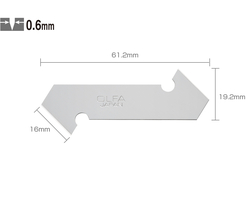 OLFA PB-800 Maket Bıçağı Yedeği 3'lü - Thumbnail