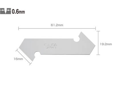 OLFA PB-800 Maket Bıçağı Yedeği 3'lü