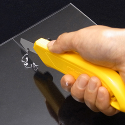 OLFA PC-L Plastik Levha, Plaka Kesiminde Kullanılan Maket Bıçağı - Thumbnail